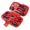 Fleming Supply Household Hand Tools, Tool Set - 9 Piece, Set Includes - Adjustable Wrench, Screwdriver, Pliers 933913RLF
